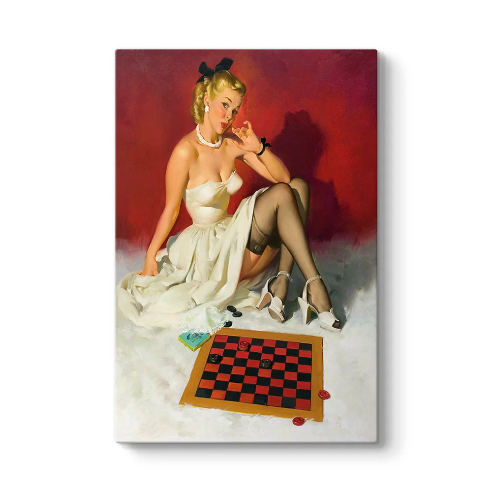 Pin Up Checkers Tablosu - Model 2